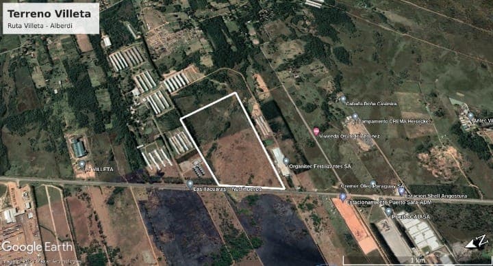 Terreno industrial de 37 hectáreas sobre la ruta Villeta-Alberdi — foto 2
