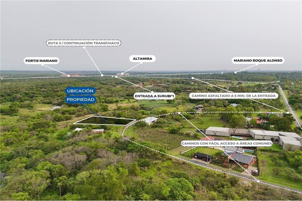 Terreno en urbanización surubi'i, foto 3