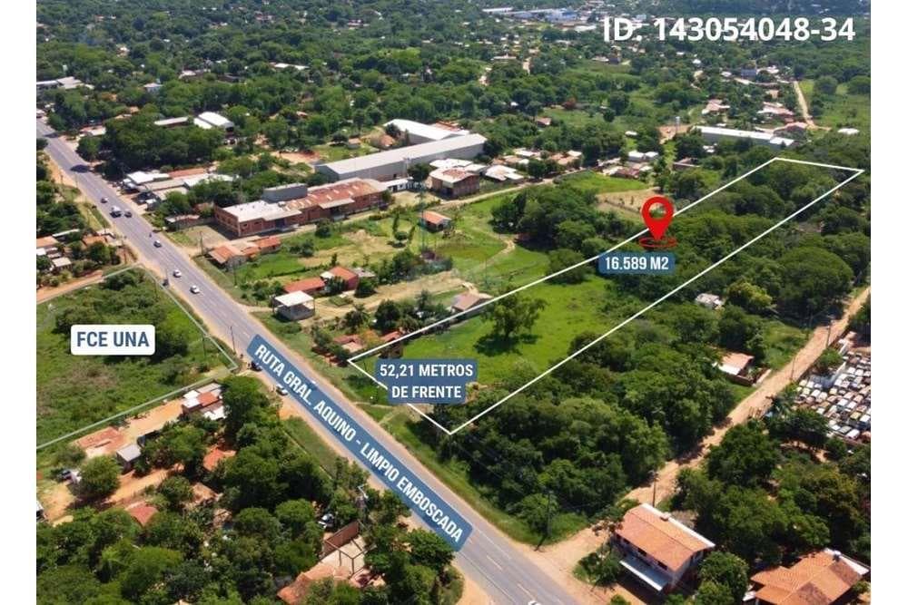 Vendo importante terreno sobre ruta III, limpio