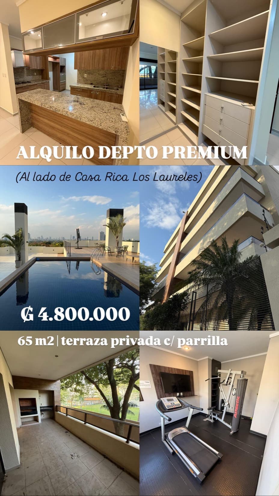 Dto Premium De 1 Dormitorio En Los Laureles