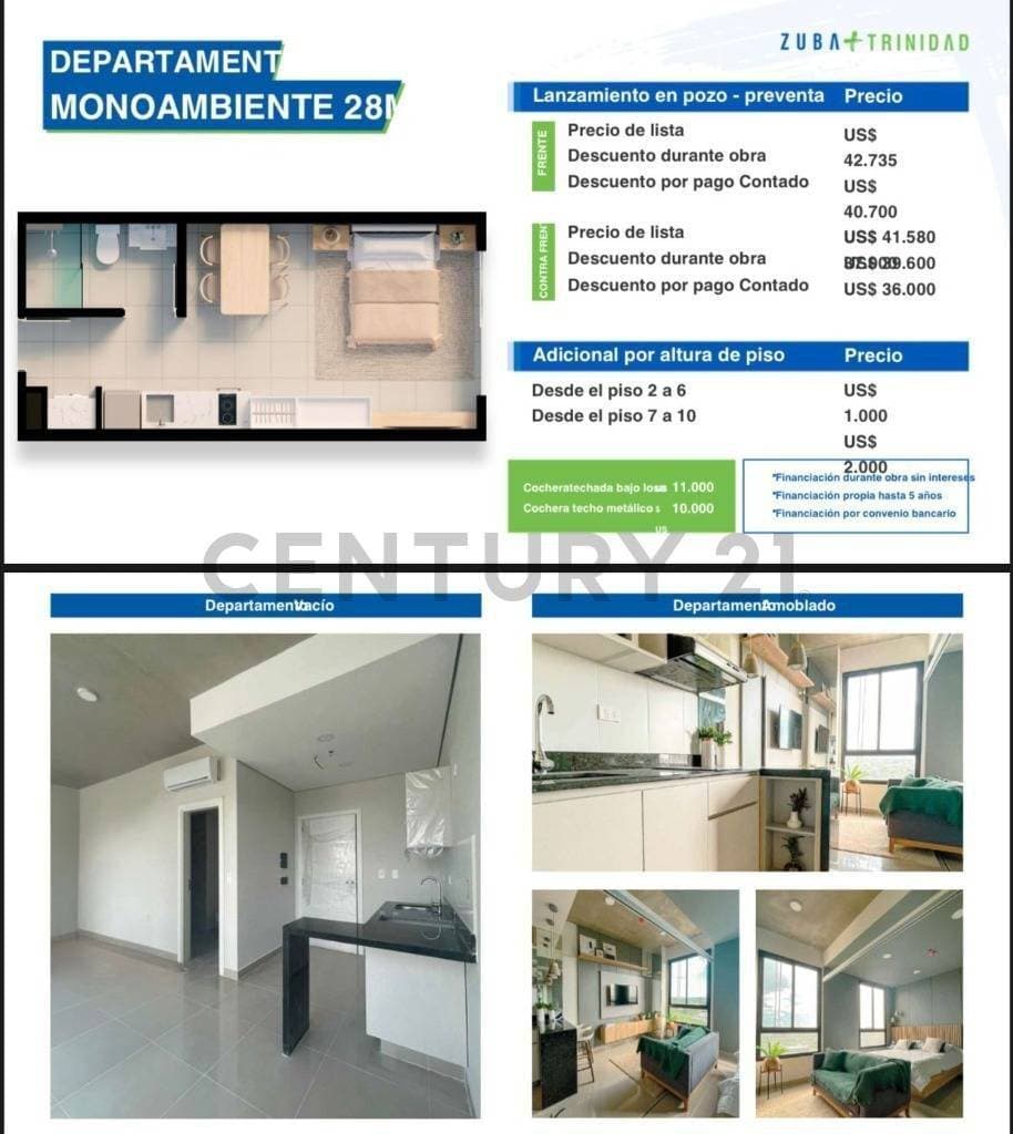 Departamentos monoambiente en lanzamiento zuba Trinidad, foto 3