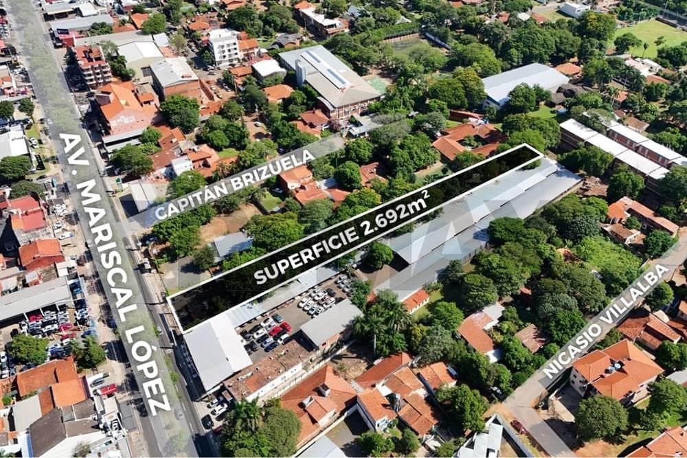 Terreno de 2.692 m2 sobre mcal. López - Fernando de la Mora, foto 2