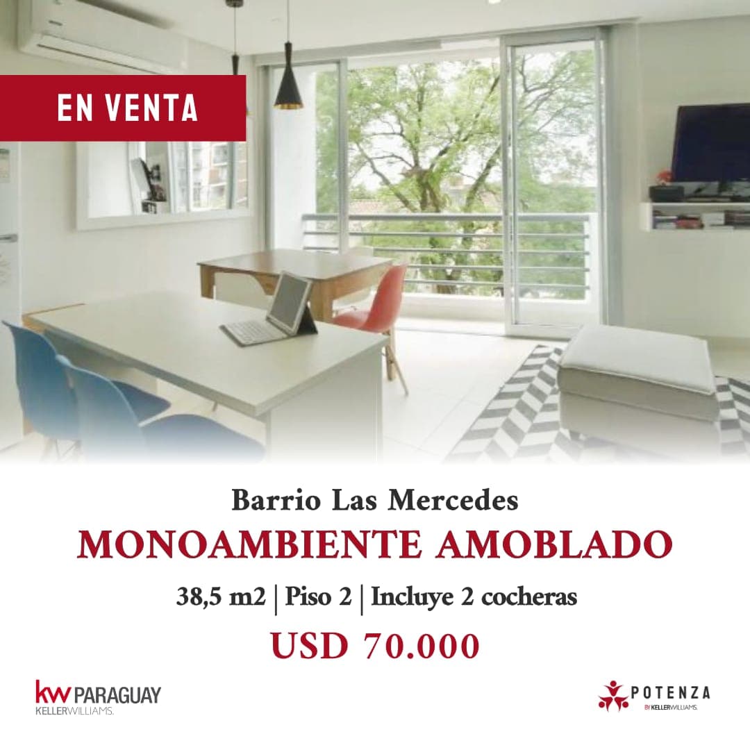 Monoambiente amoblado en barrio Las Mercedes, foto 1