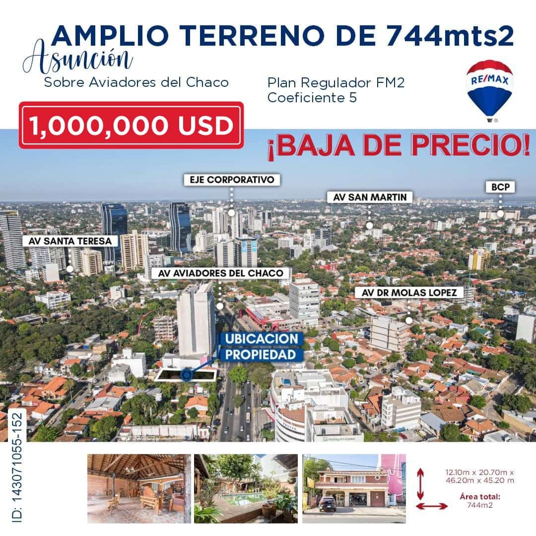 Terreno sobre aviadores del chaco