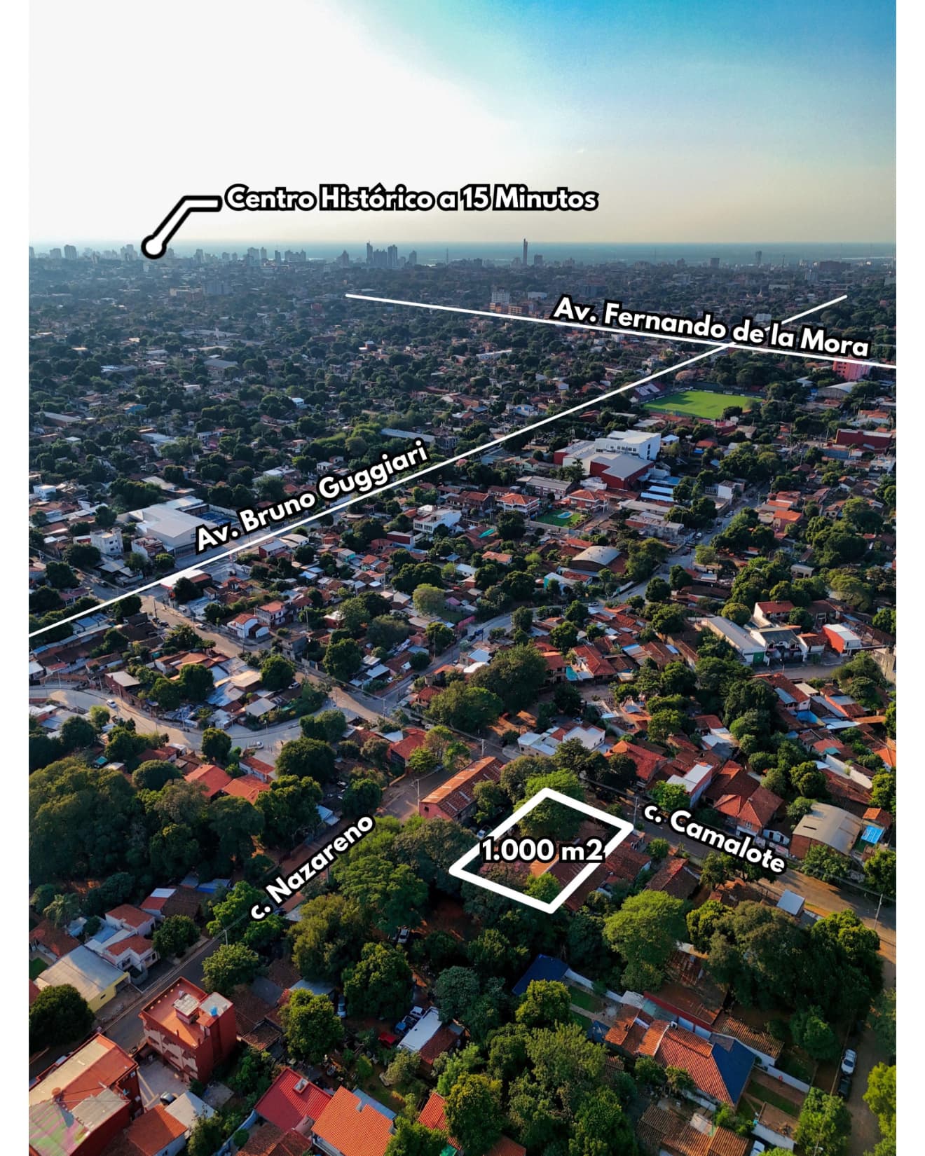 Terreno 1000m2 Con Depósito En Lambaré Zona Bruno Guggiari — foto 2