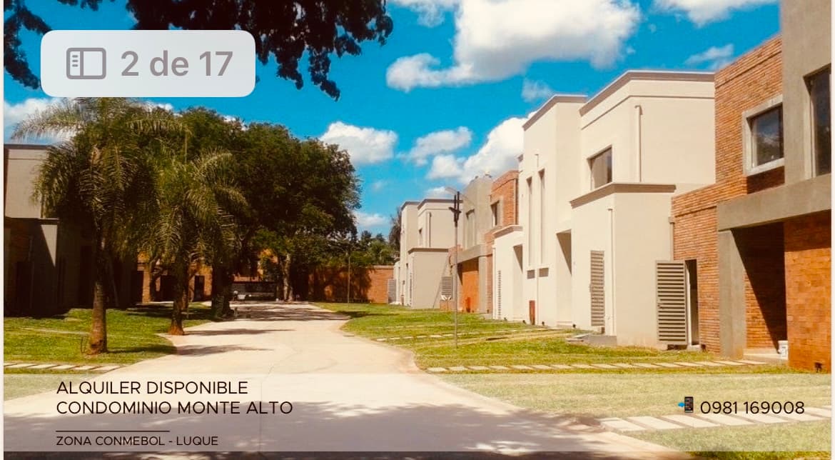 Duplex minimalista barrio cerrado