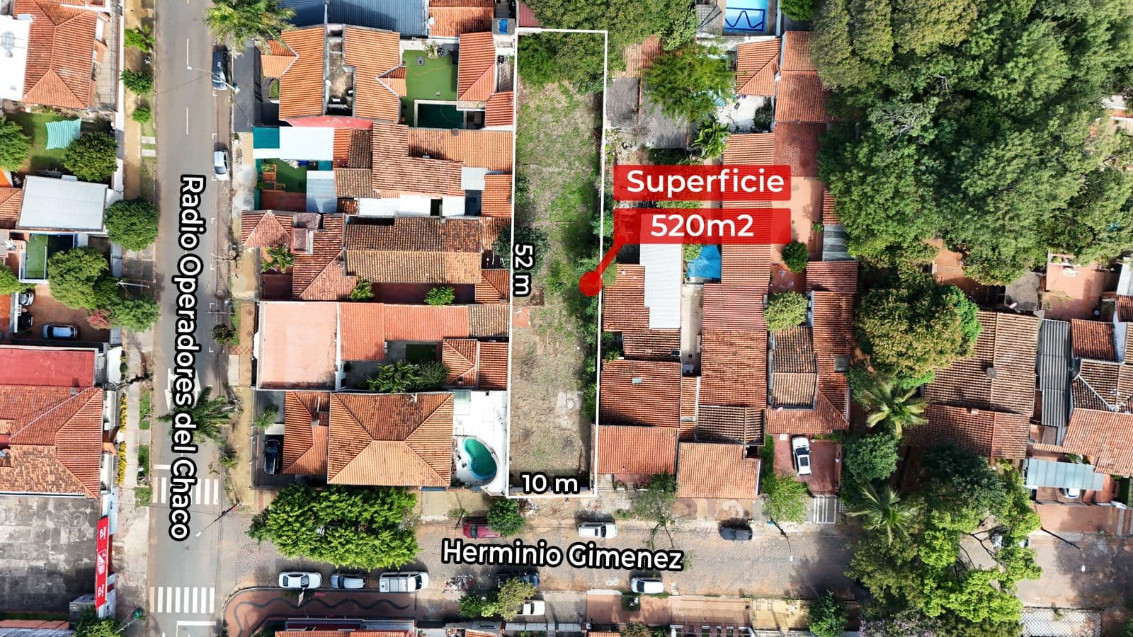 Terreno de 520 m2, zona seminario, usd. 210.000!!