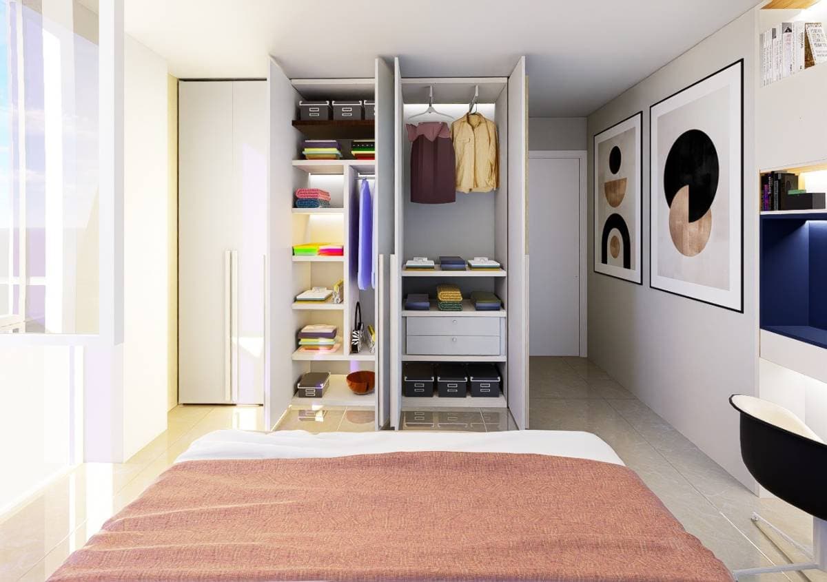 Departamento 2 Dormitorios en Pozo - Bertoni Residence, Herrera, foto 3