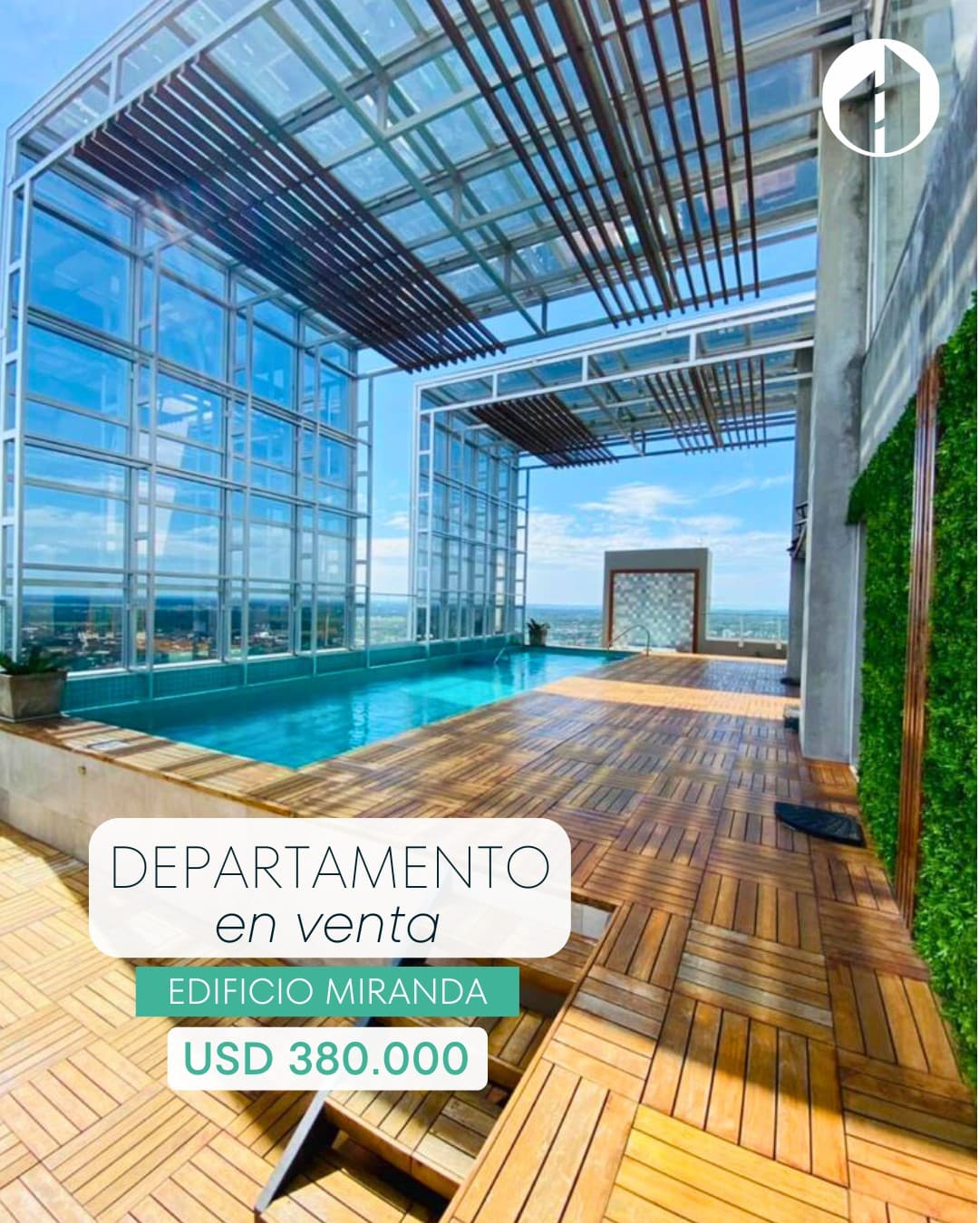 Vendemos dpto. De 3 habitaciones - edificio miranda