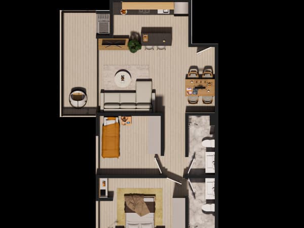 Departamento en living Trinidad, foto 4