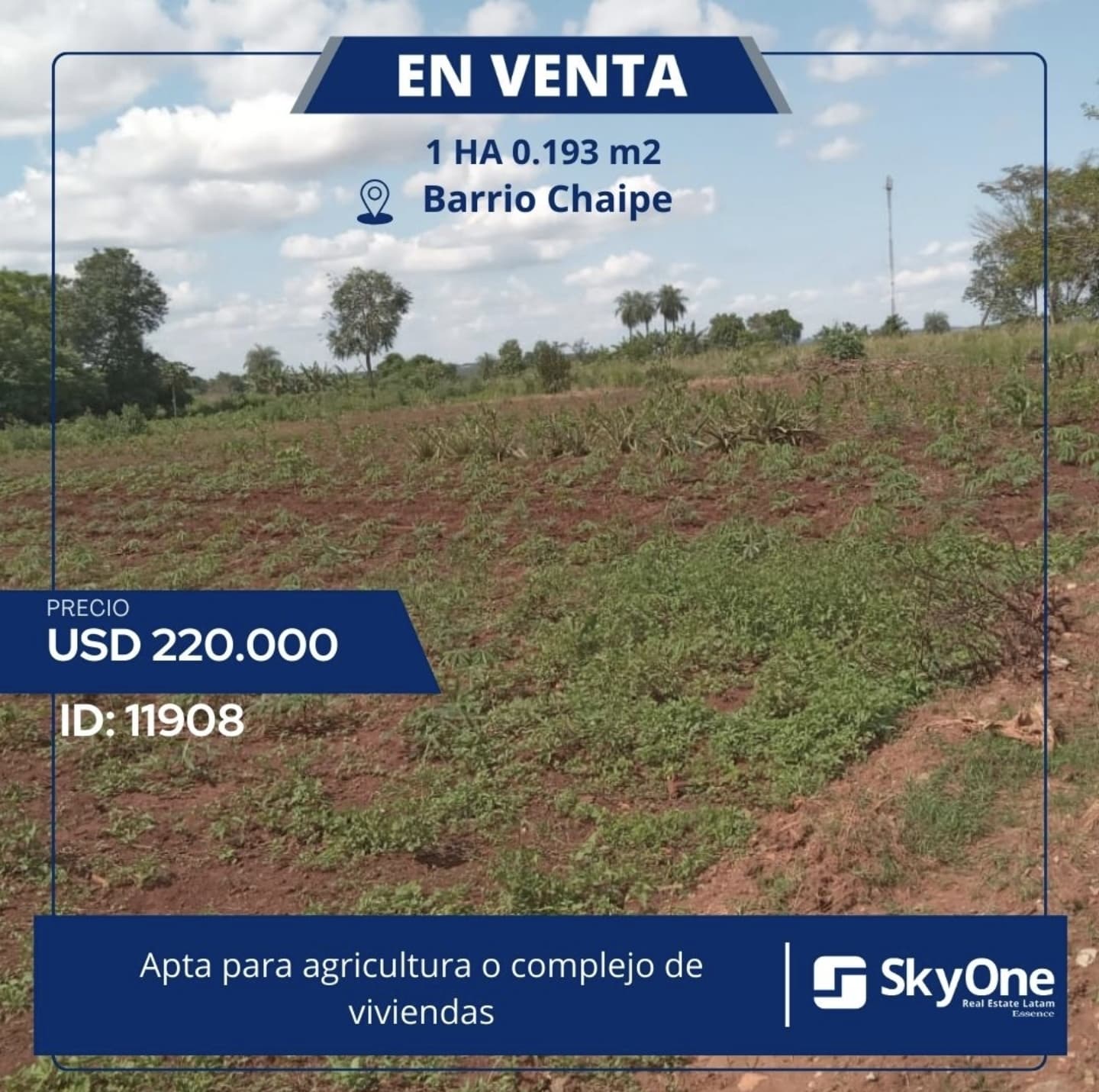 Terreno en venta – Barrio Chaipe, Encarnación, foto 1