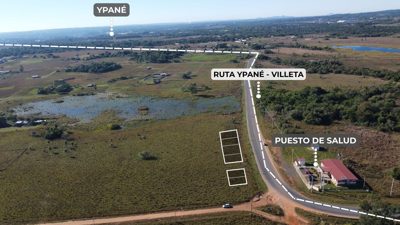 En venta 6 lotes en Ypane - Villeta, foto 3