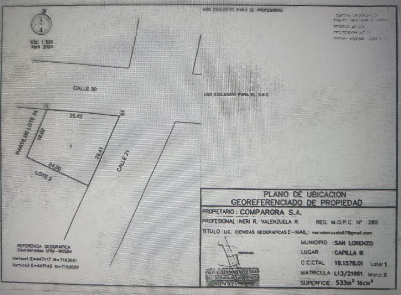 De Terreno En Esquina – San Lorenzo (zona Palacio De Justicia) — foto 3