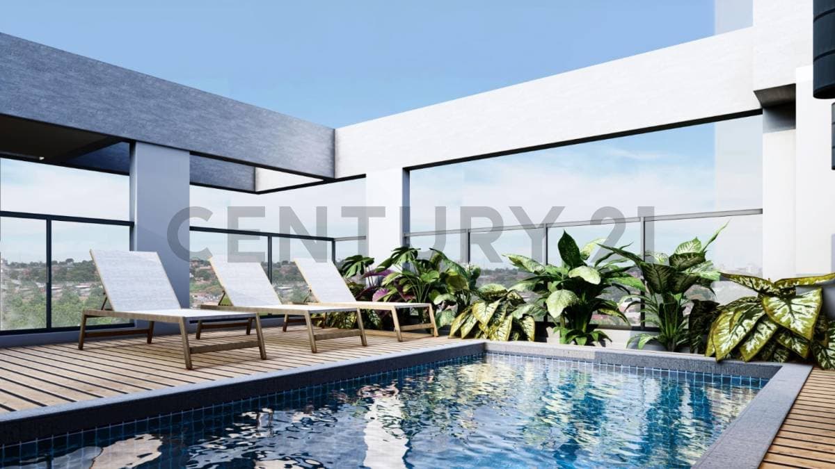 Monoambiente de 30.8m2 en pozo - living Trinidad