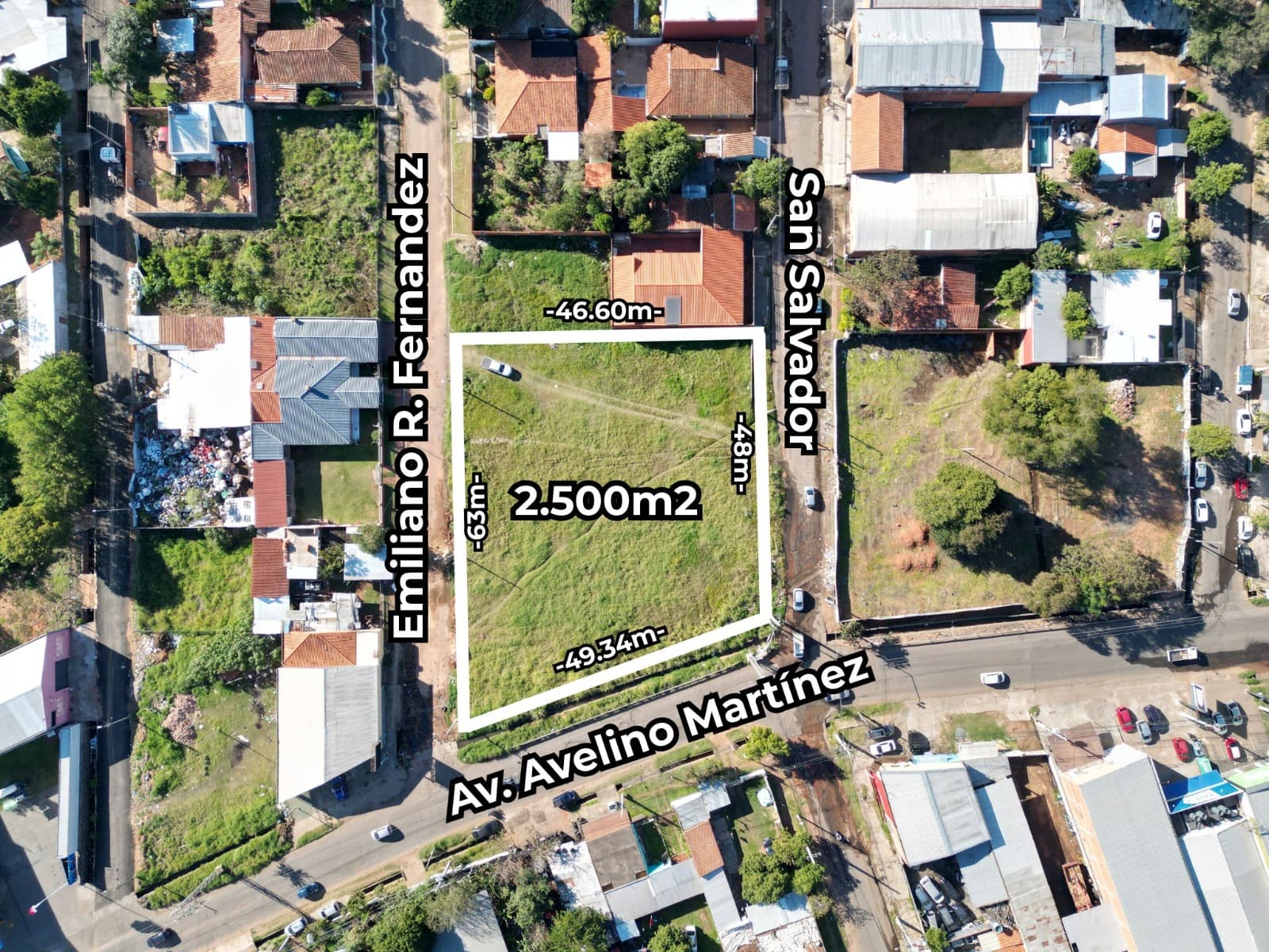 Vendo terreno s/avelino martinez,,acceso sur,,tunel 3 bocas
