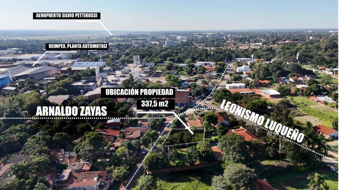 Vendo terreno en Luque, a metros de la ruta elizardo aquino