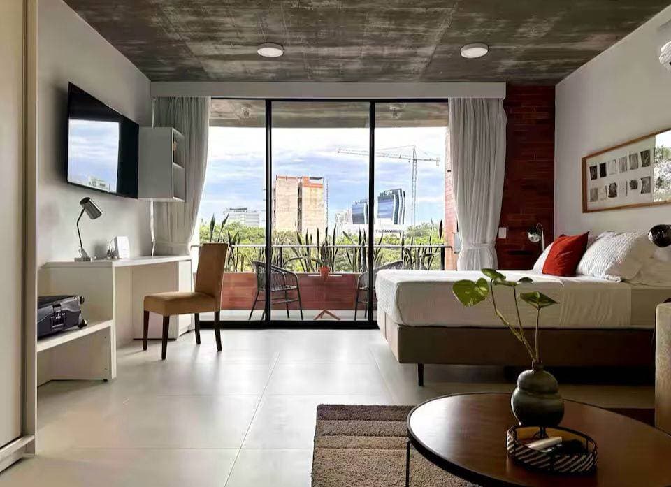 Departamento monoambiente amoblado en flats del sol