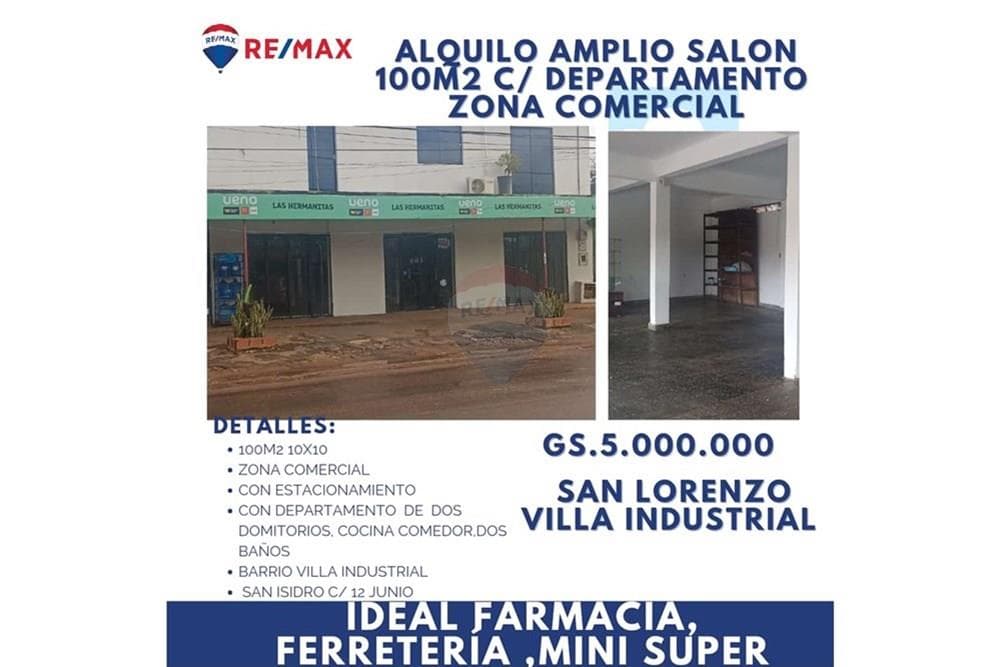 salón comercial + departamento en San Lorenzo — foto 5
