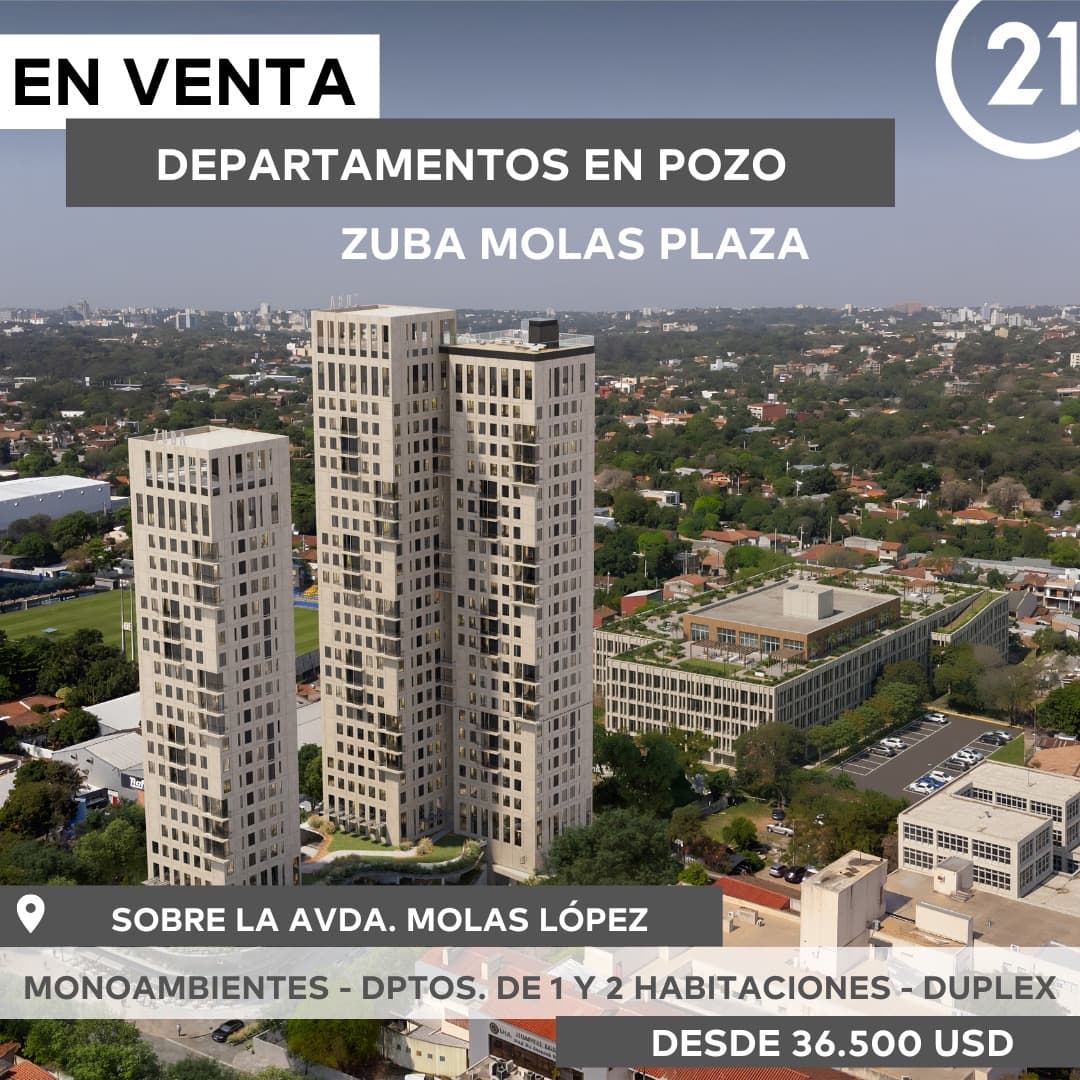Departamentos en pozo zona molas lopez