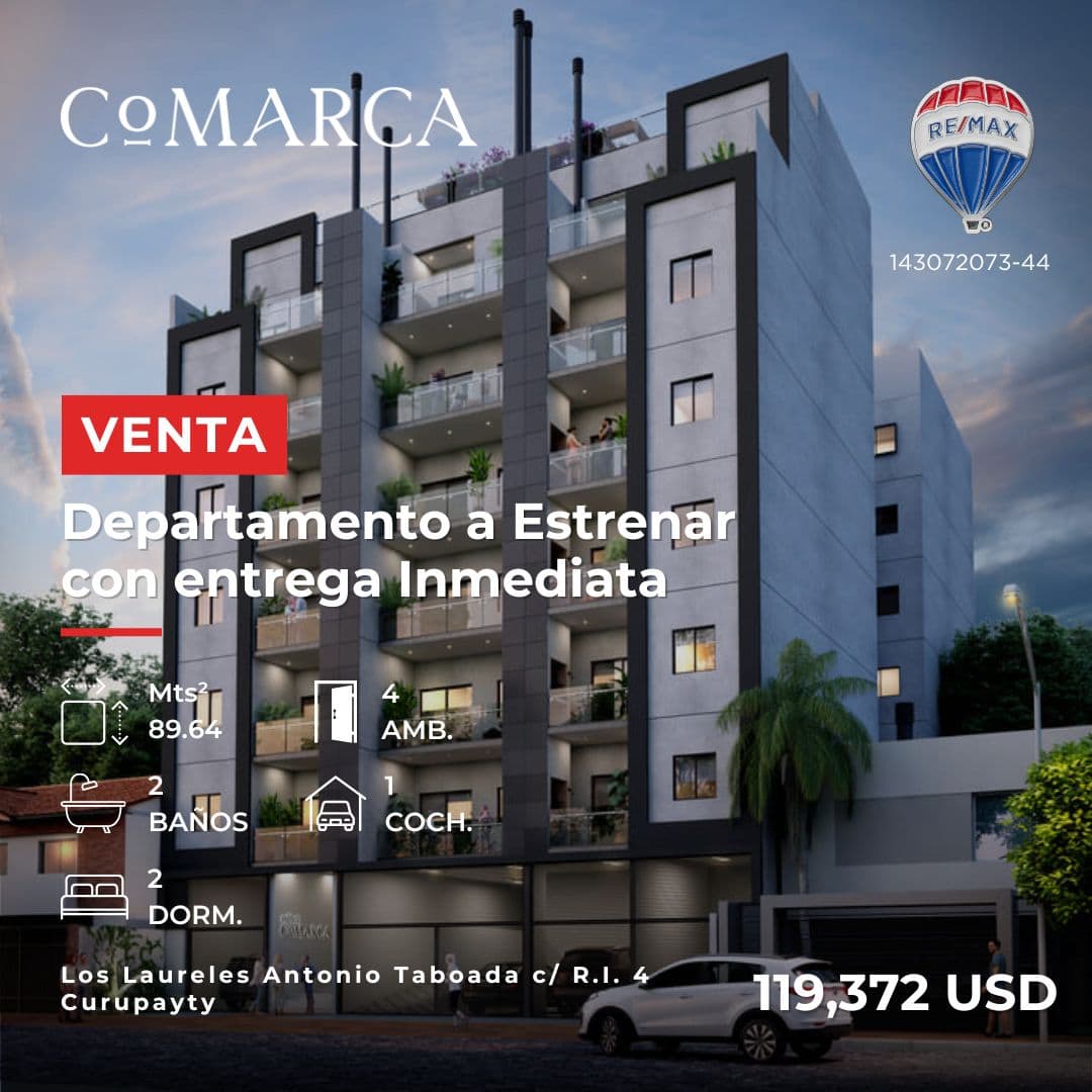 Depa - Venta - ¡Edificio COMARCA, Tu Refugio en Los Laureles!