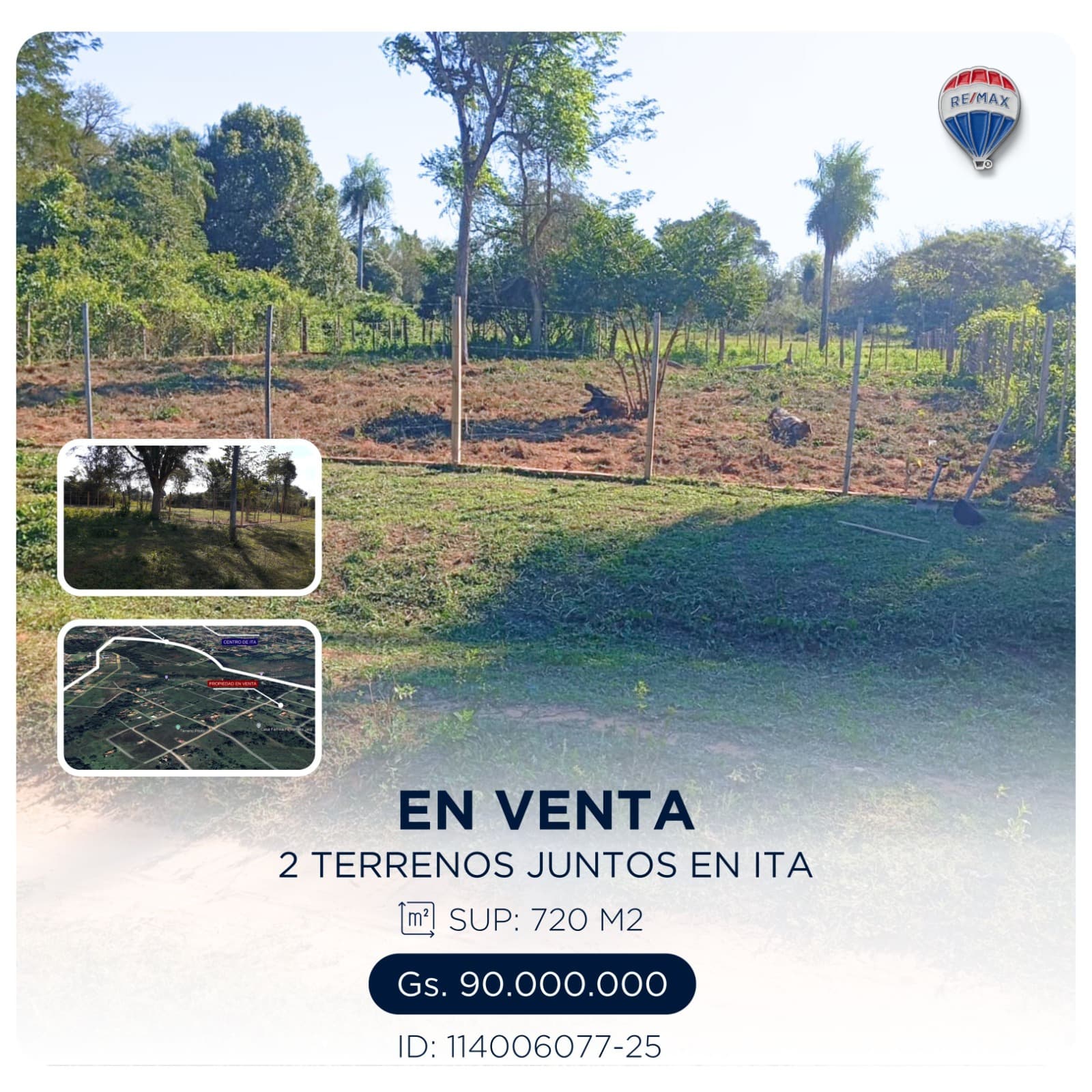 En venta terreno de 720 m2 en la ciudad de Ita, foto 1