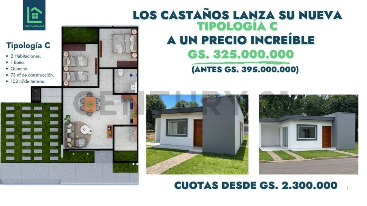 Chalet de 2 dormitorios en barrio cerrado los castaños, foto 2