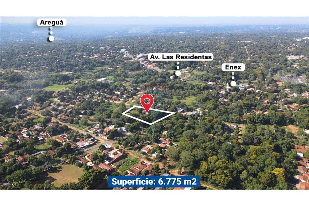 Vendo Hermoso Terreno En Esquina En Luque Zona Palacio De Justicia