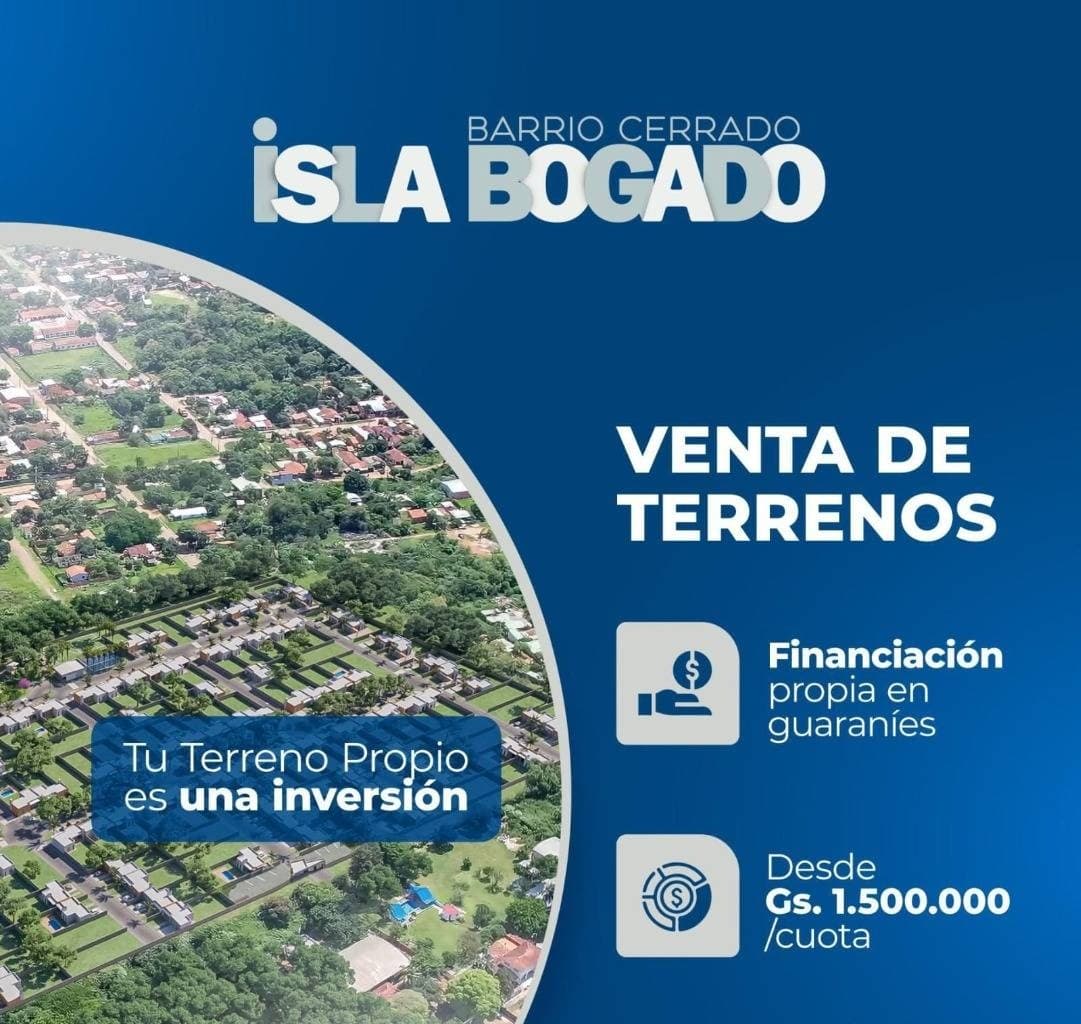 Terrenos en el barrio cerrado isla bogado, Luque, foto 2