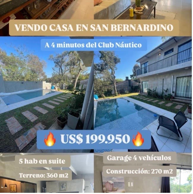 Vendo moderna casa en el centro de San Bernardino