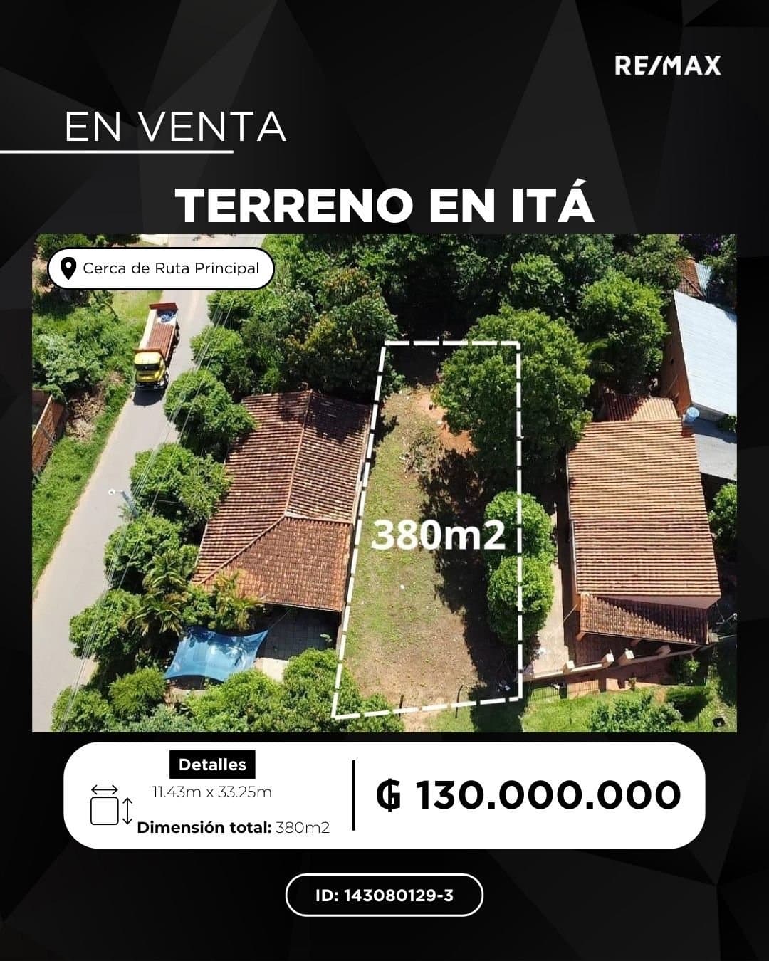 Vendo terreno en ita