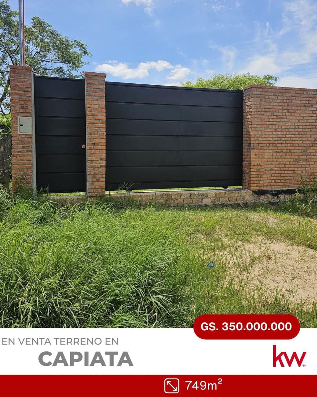 En venta terreno en Capiatá, ideal para casa quinta