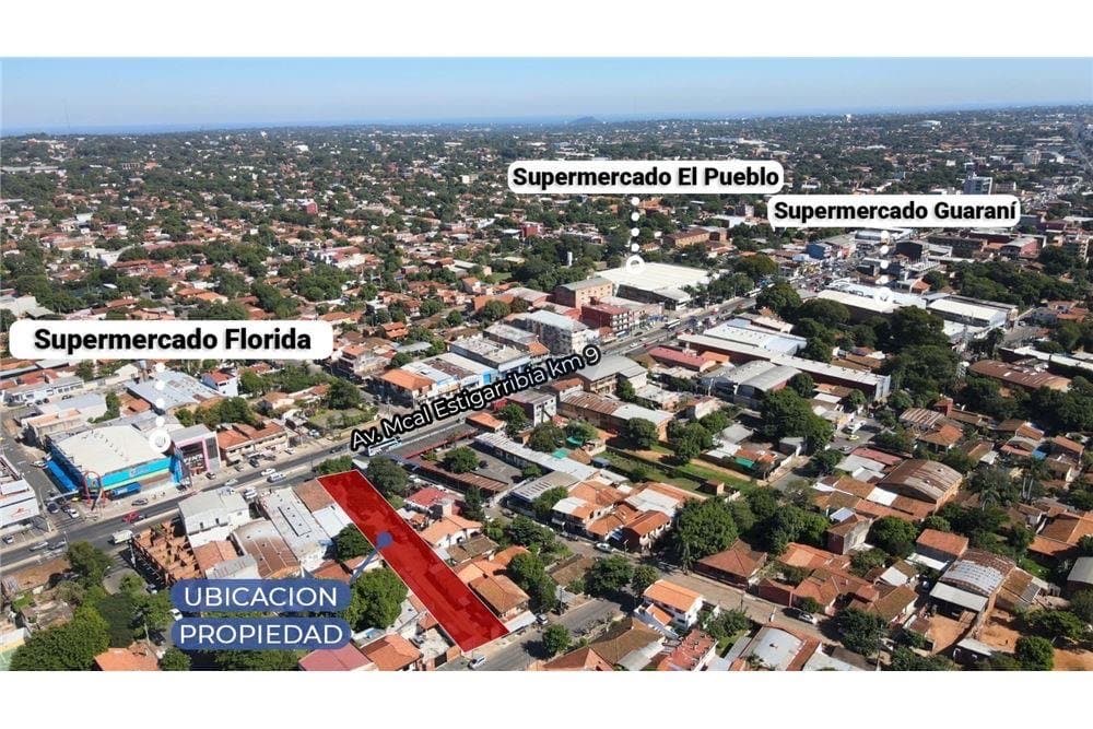 Terreno de 1.050 m2 sobre Ruta Mcal. Estigarribia, foto 1