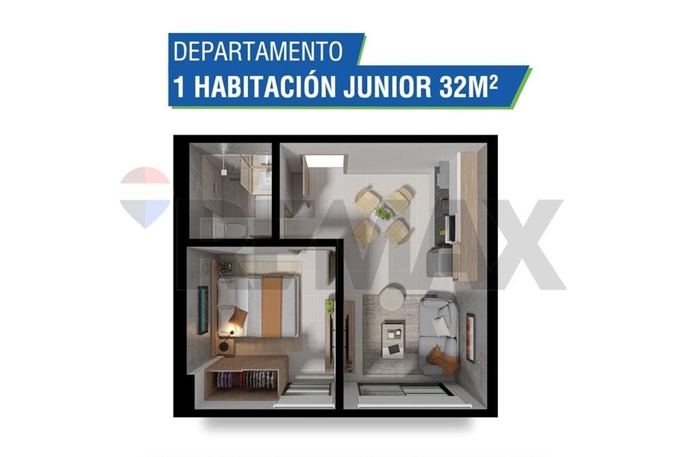 Departamento de 1 dormitorio jr - zuba 27, foto 4