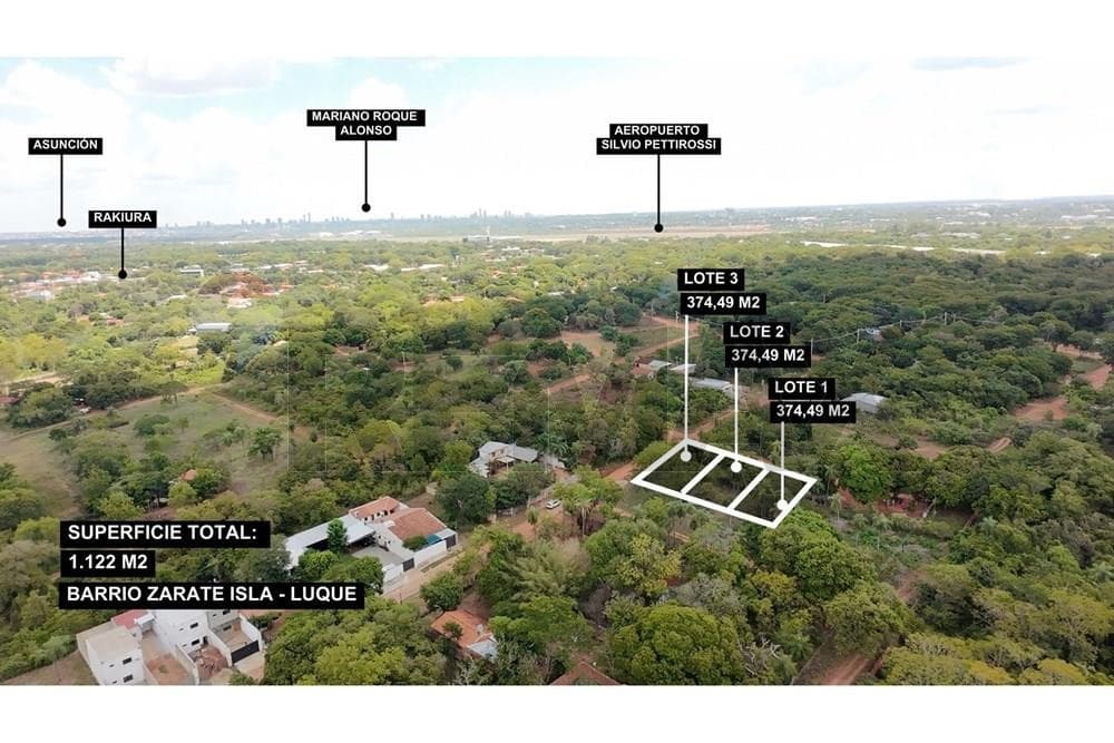 Terreno de 1.122 m2 en zarate isla - Luque, foto 5