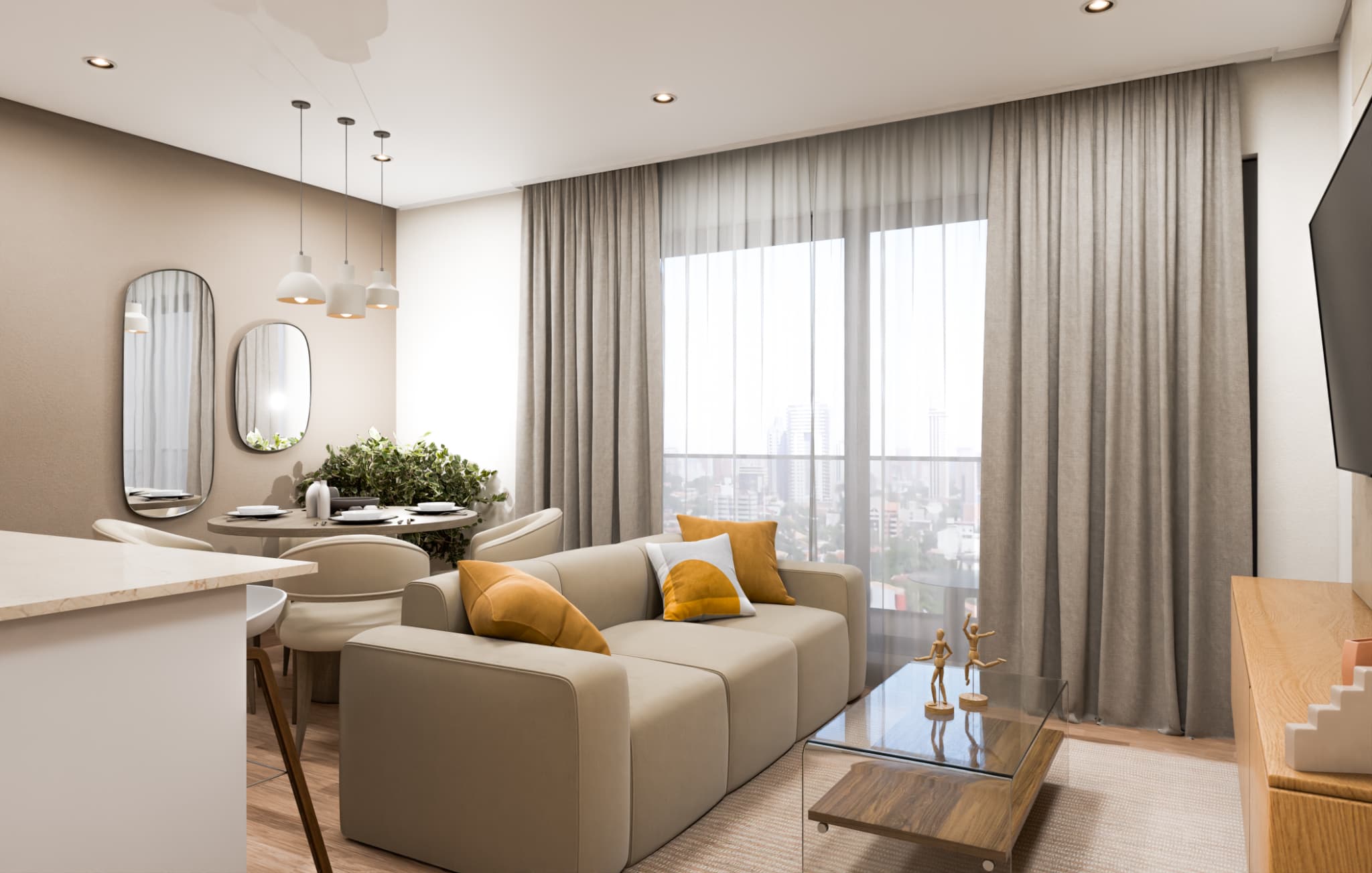 Departamento de 2 dormitorios en pozo - torre narciso la cuadrita — foto principal