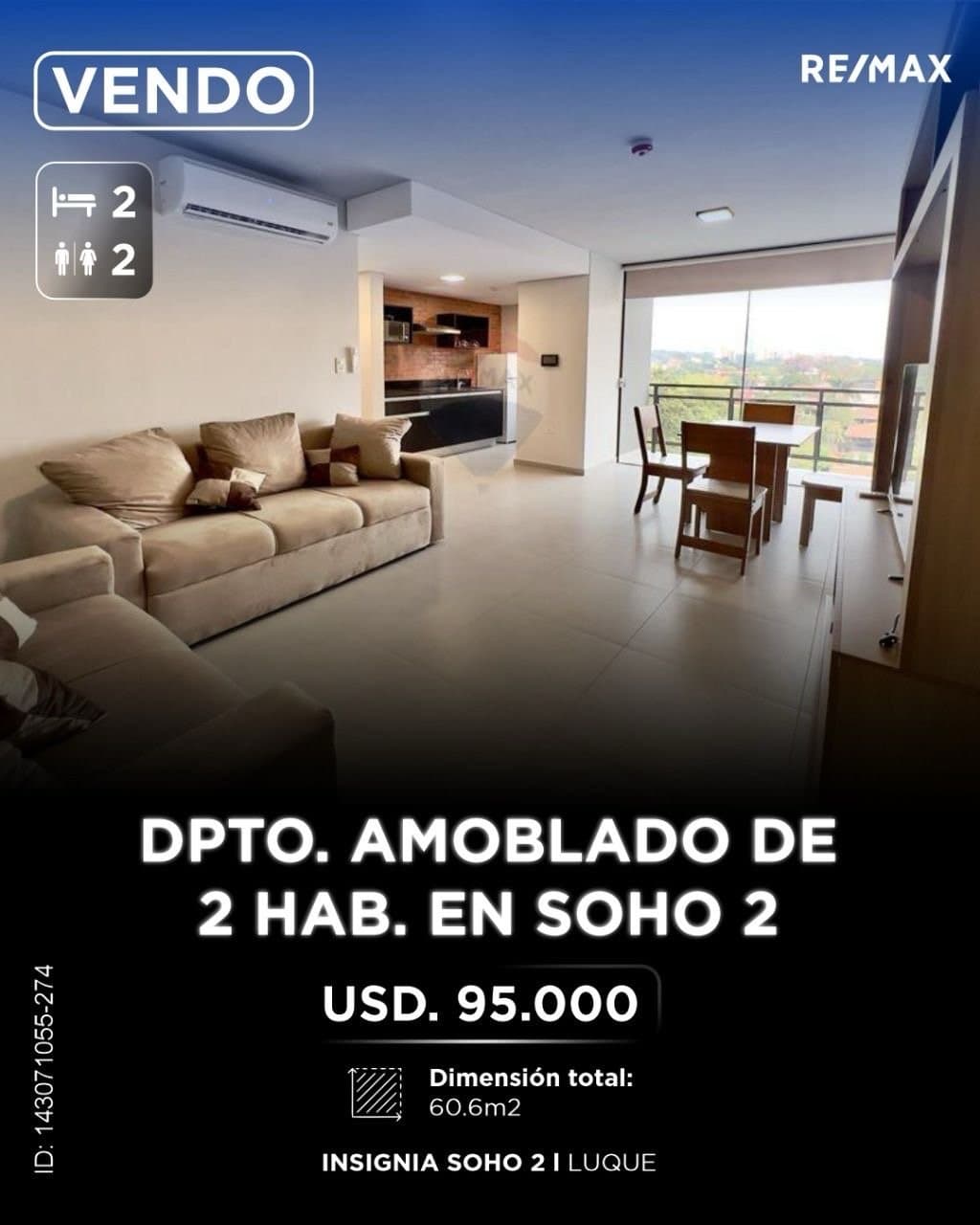 Vendo departamento en Luque