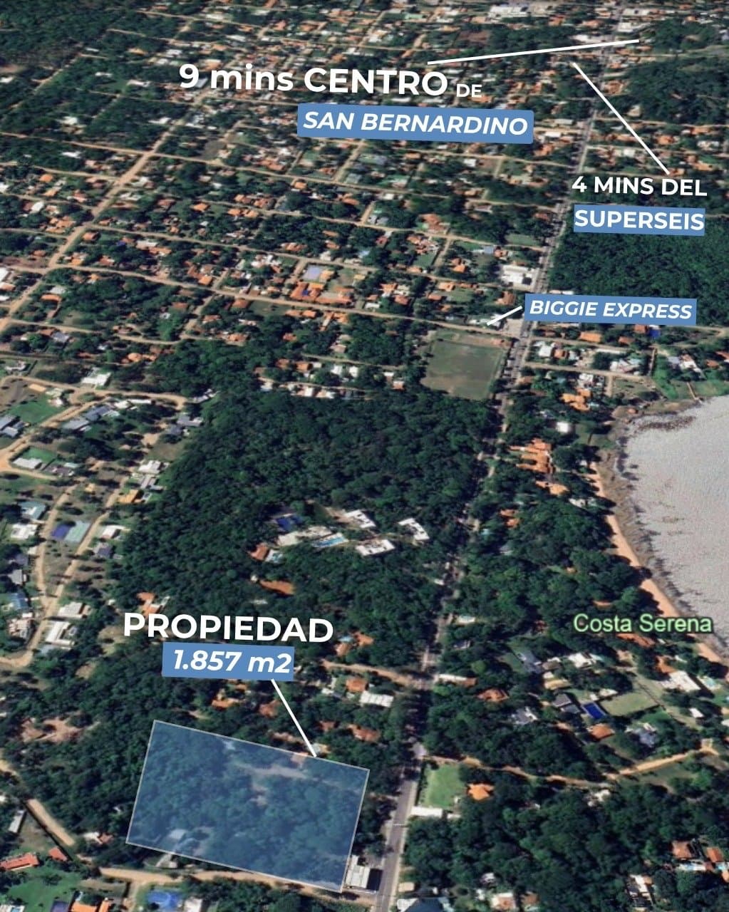 Invertí en San Bernardino - Amplios terrenos ubicados sobre la Avda. Guillermo Naumann, foto 3