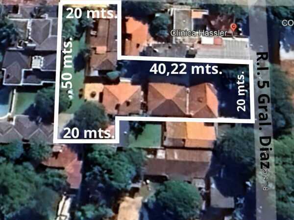 Terreno en venta de 1804,4 m2 con salida a dos calles en barrio los laureles, foto 1