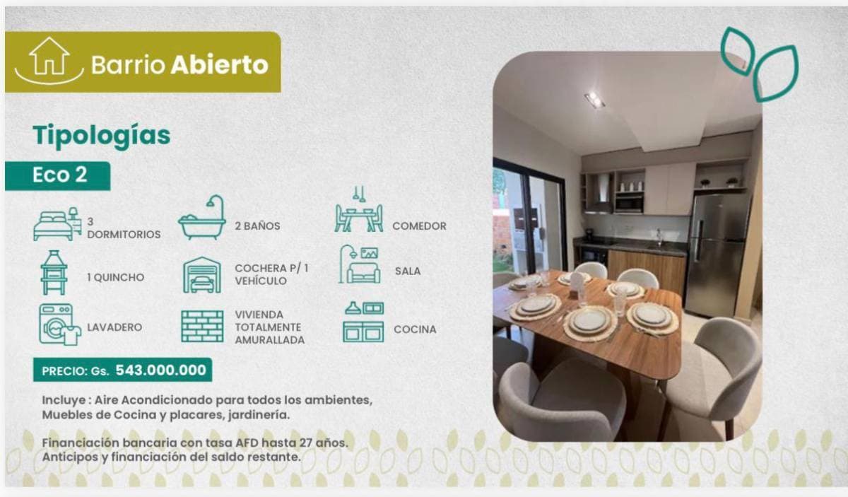 Casa Dúplex a Estrenar en Venta - Terra Viva, Luque — foto 3