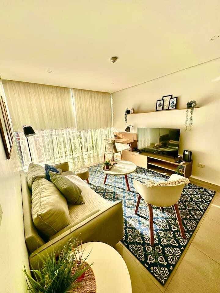 En venta hermoso departamento amoblado y equipado en el edificio san rafael