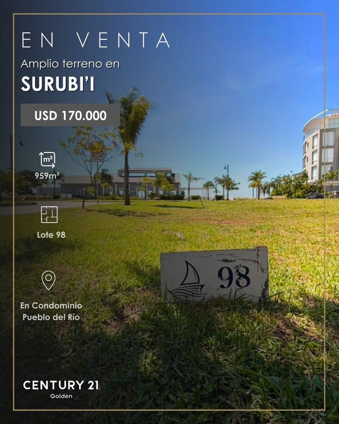 Terreno en Pueblo del Rio - Surubi'i