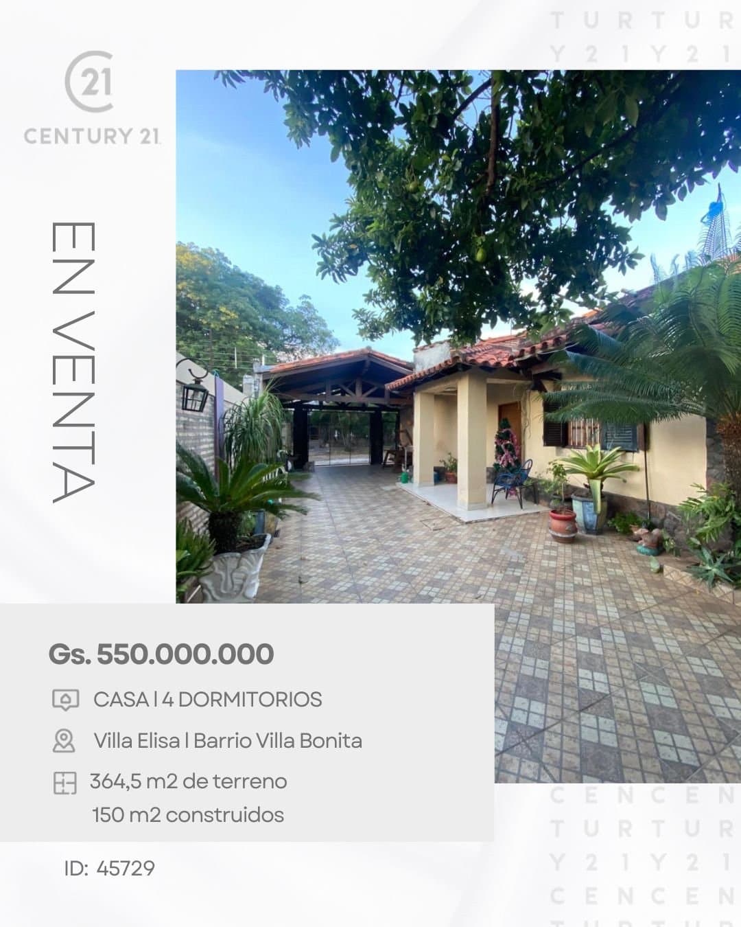 Vendo Casa de 4 Habitaciones en Villa Elisa - Barrio Villa Bonita