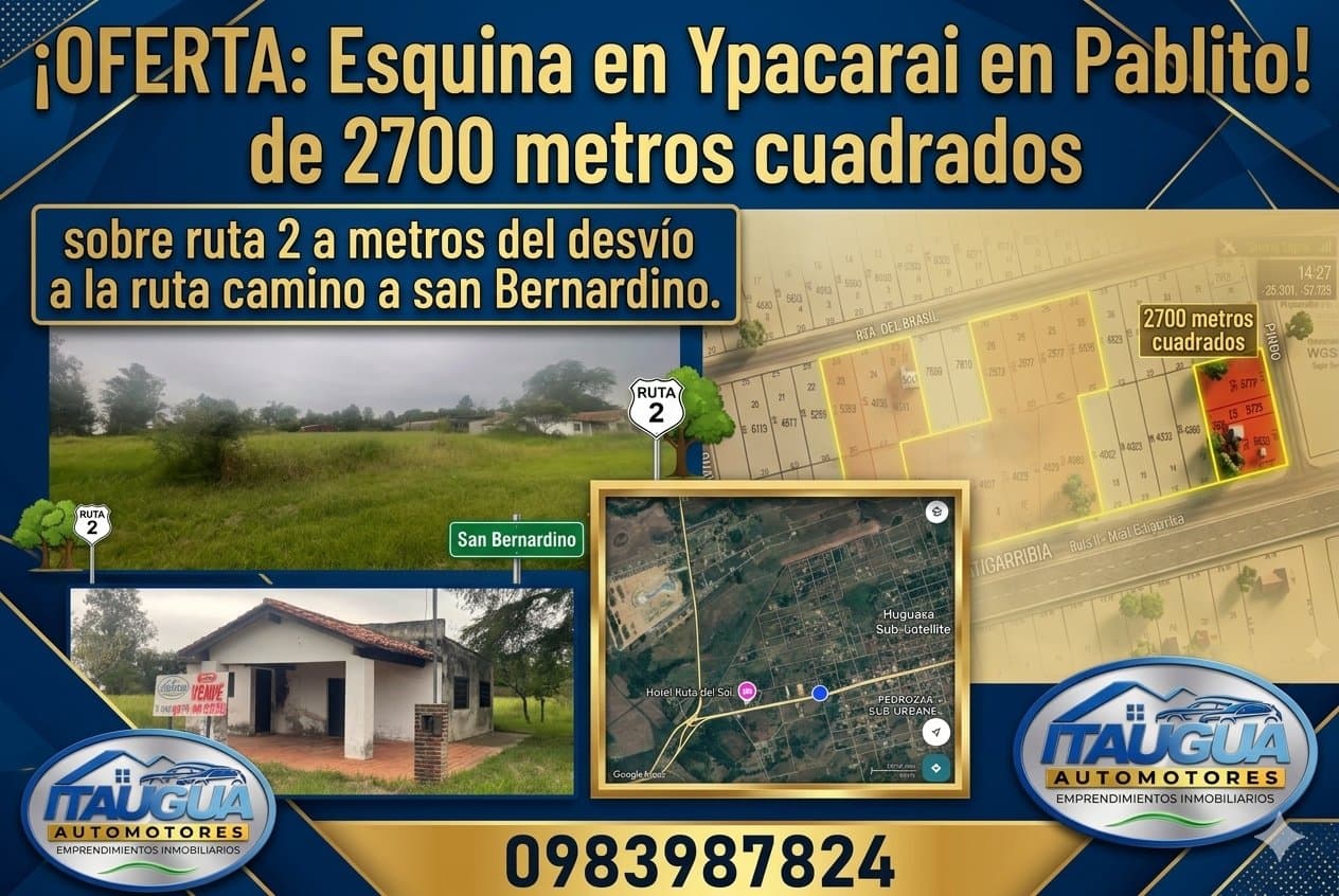 Hermoso lote en venta de 2700 m2 sobre ruta 2, especial para empresa, fabrica o inversionista, foto 1