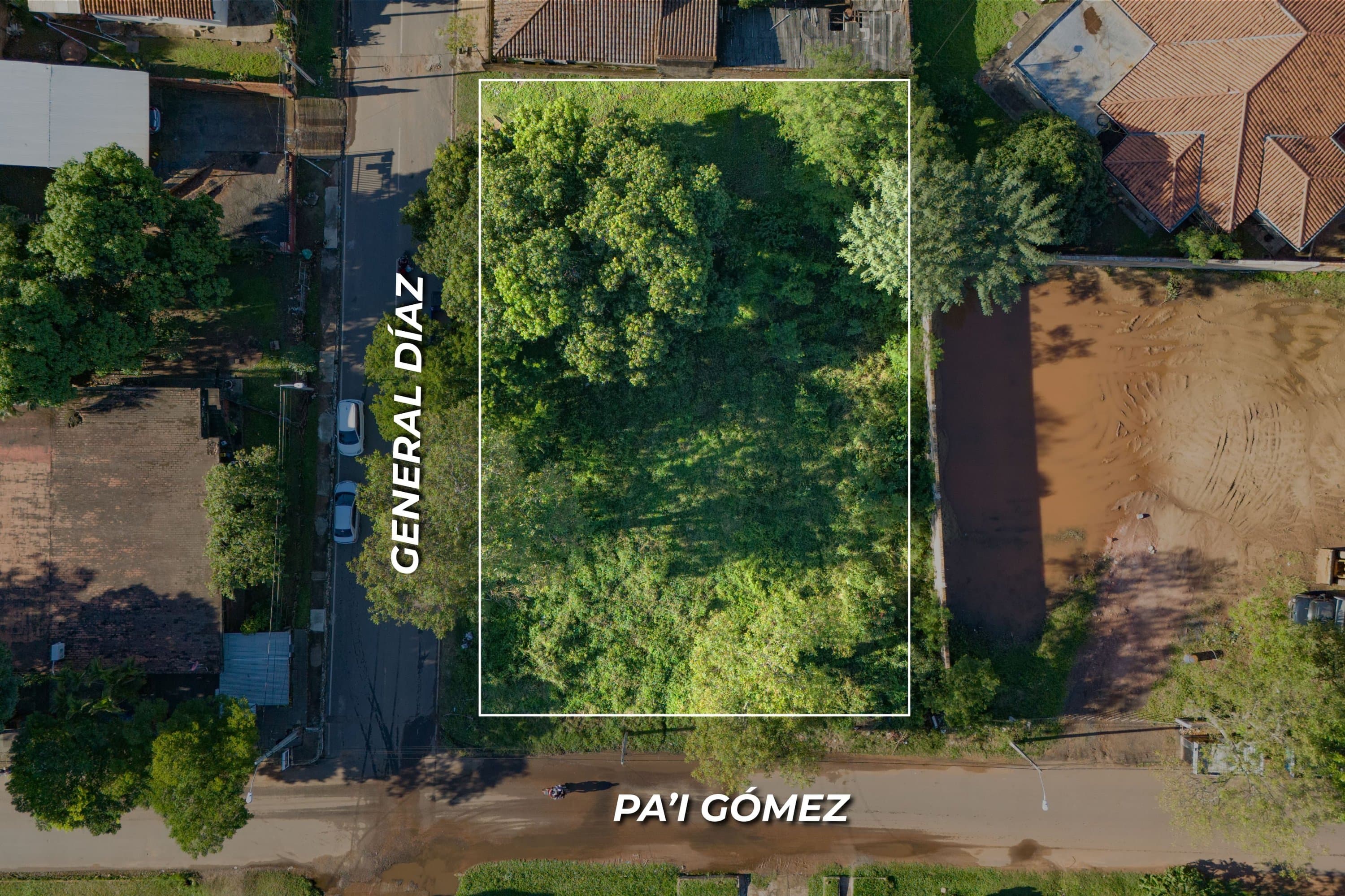 Terreno en esquina en venta centro de paraguarí