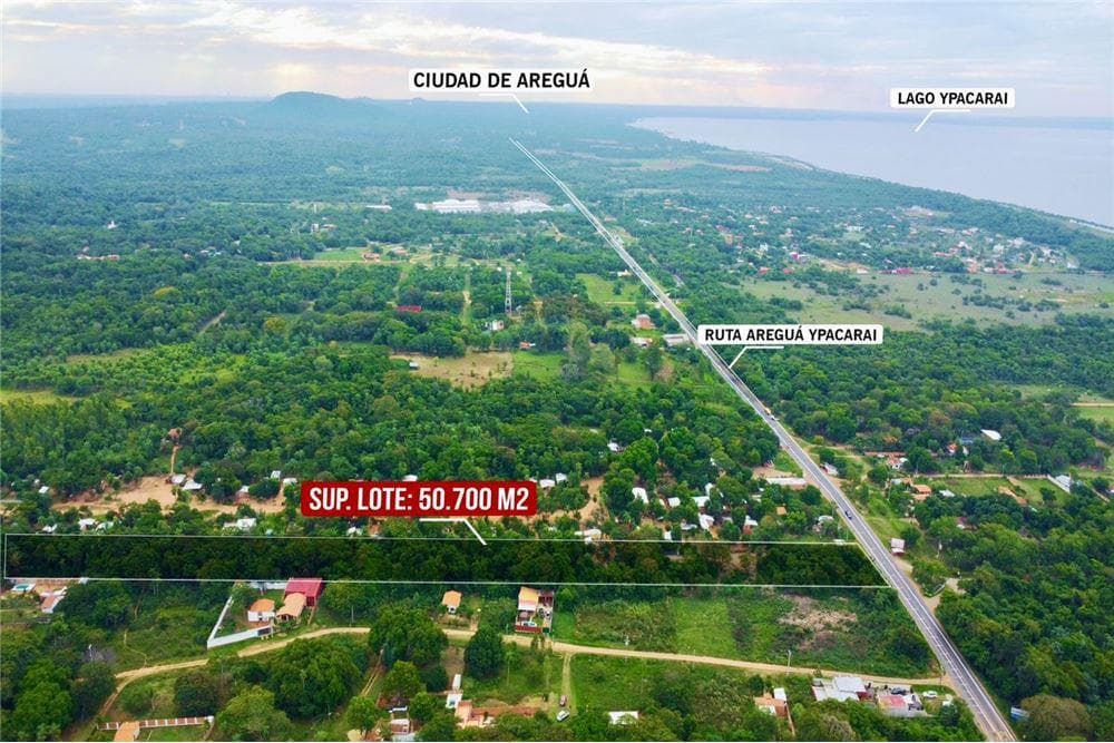 Terreno Sobre Ruta Ypakarai Aregua Z/costa Lago, foto 2