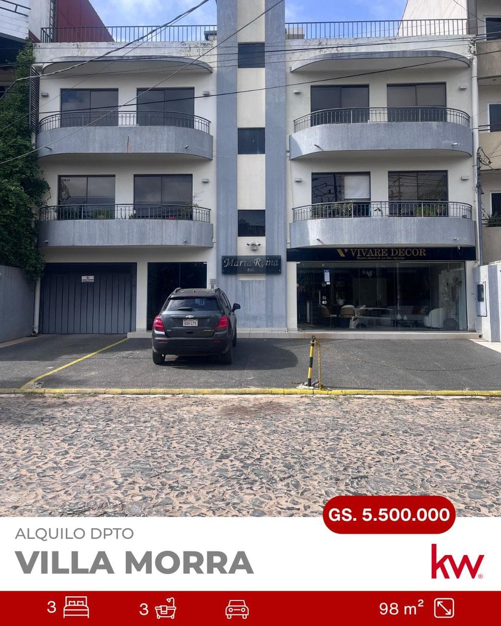 De departamento en Villa Morra – edificio maría reina, foto 1