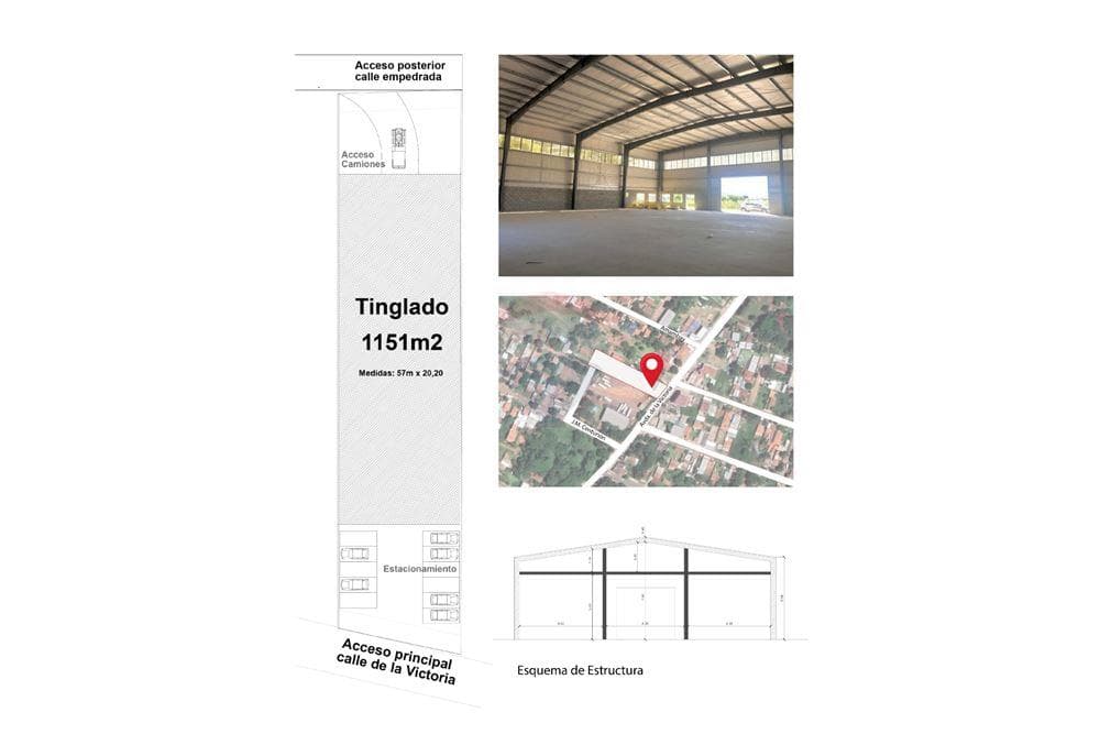 Deposito a estrenar en San Lorenzo 1.150 m2 cubiertos, foto 2