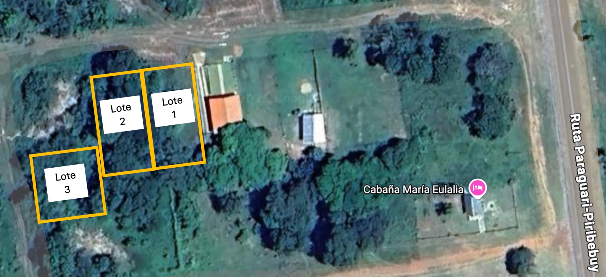 Tres Terrenos Juntos En Piribebuy — foto 2