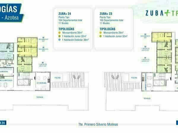 Departamento en pozo mono, 1 y 2 dormitorios en Asunción. Zuba+ Trinidad, foto 5