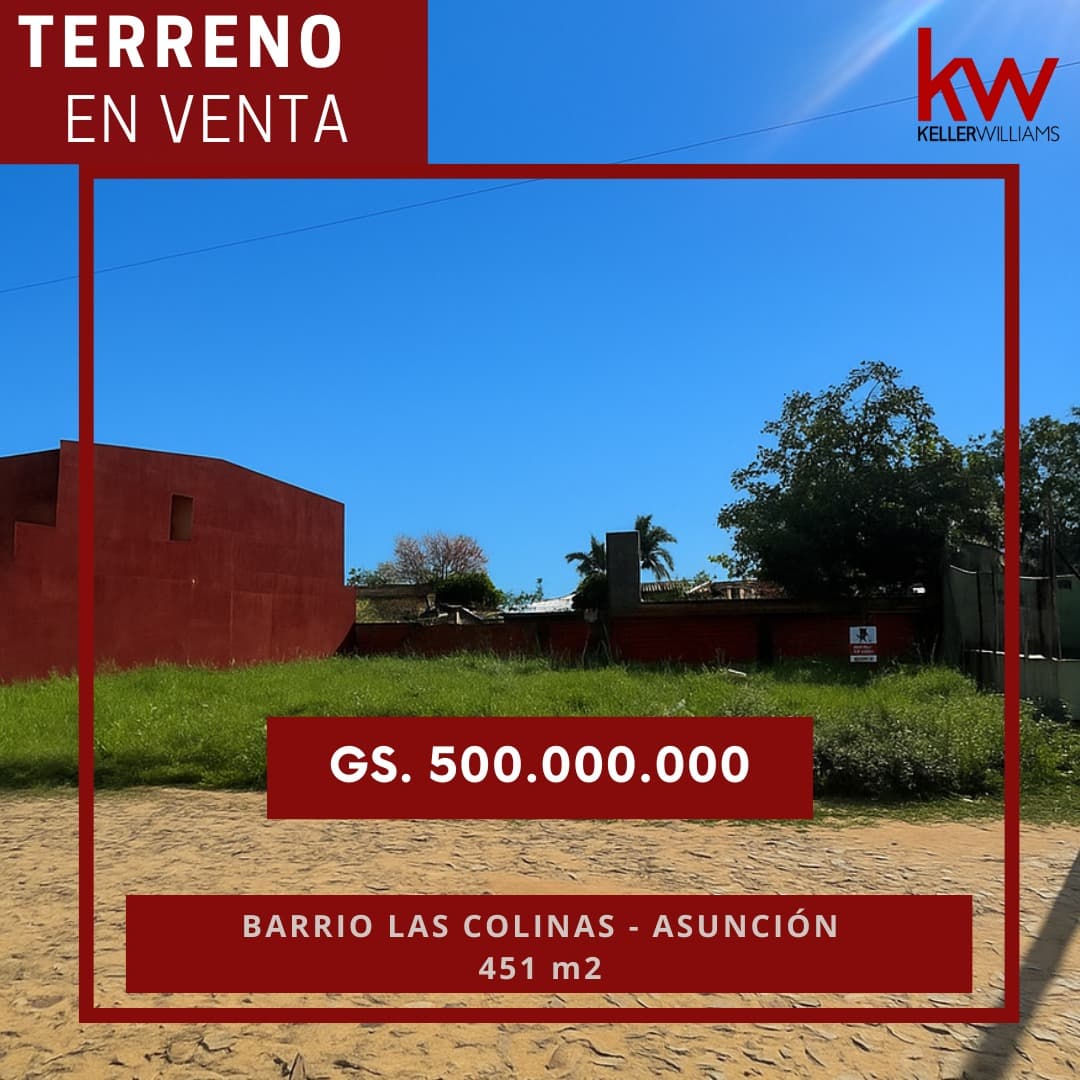 Terreno en Venta en Asunción – Barrio Las Colinas!